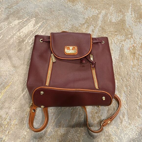 Valentina Rich Burgundy Leather Backpack Rock Valley Backpack – Old Trend main image 4